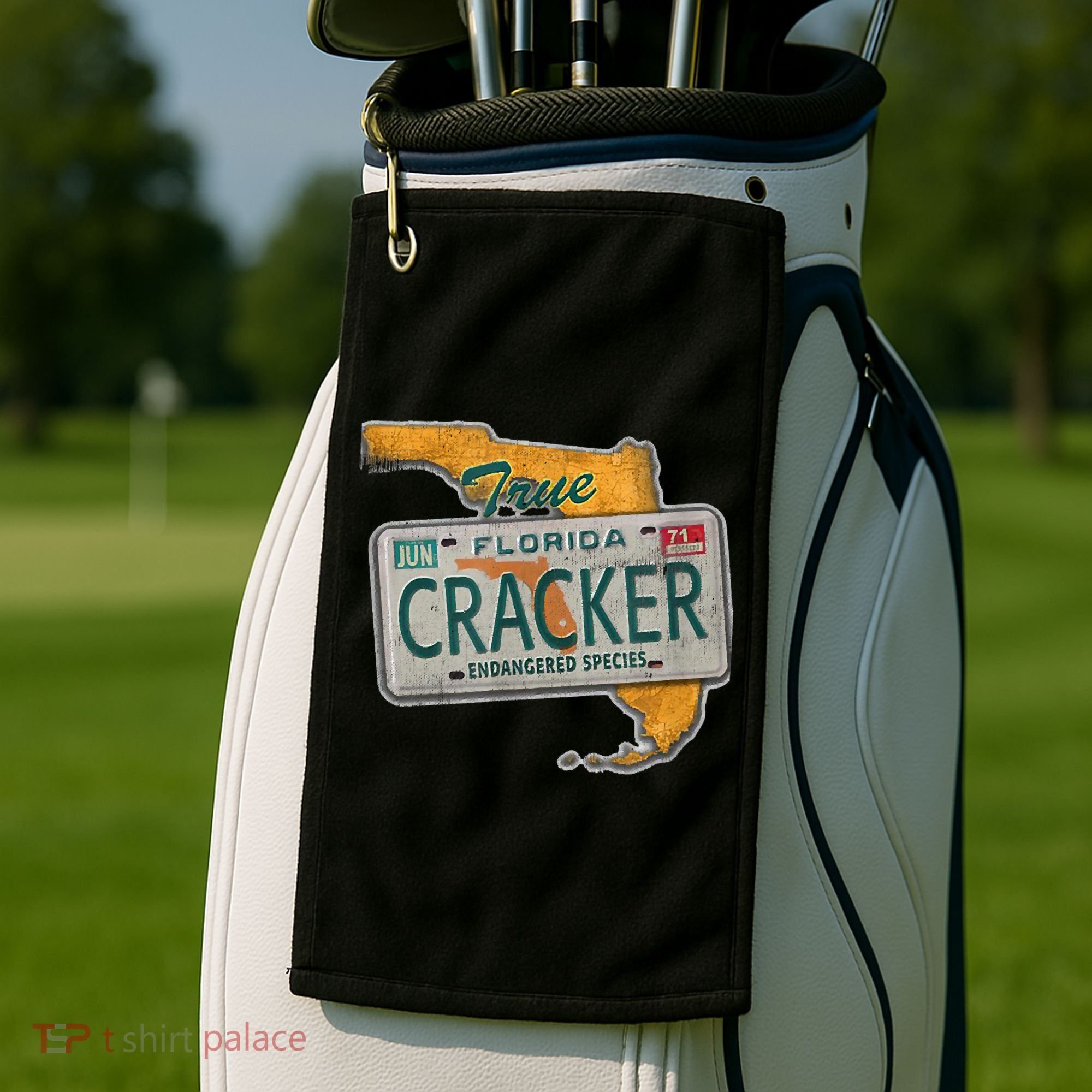 Florida Cracker Endangered Species Florida Native Golf Towel
