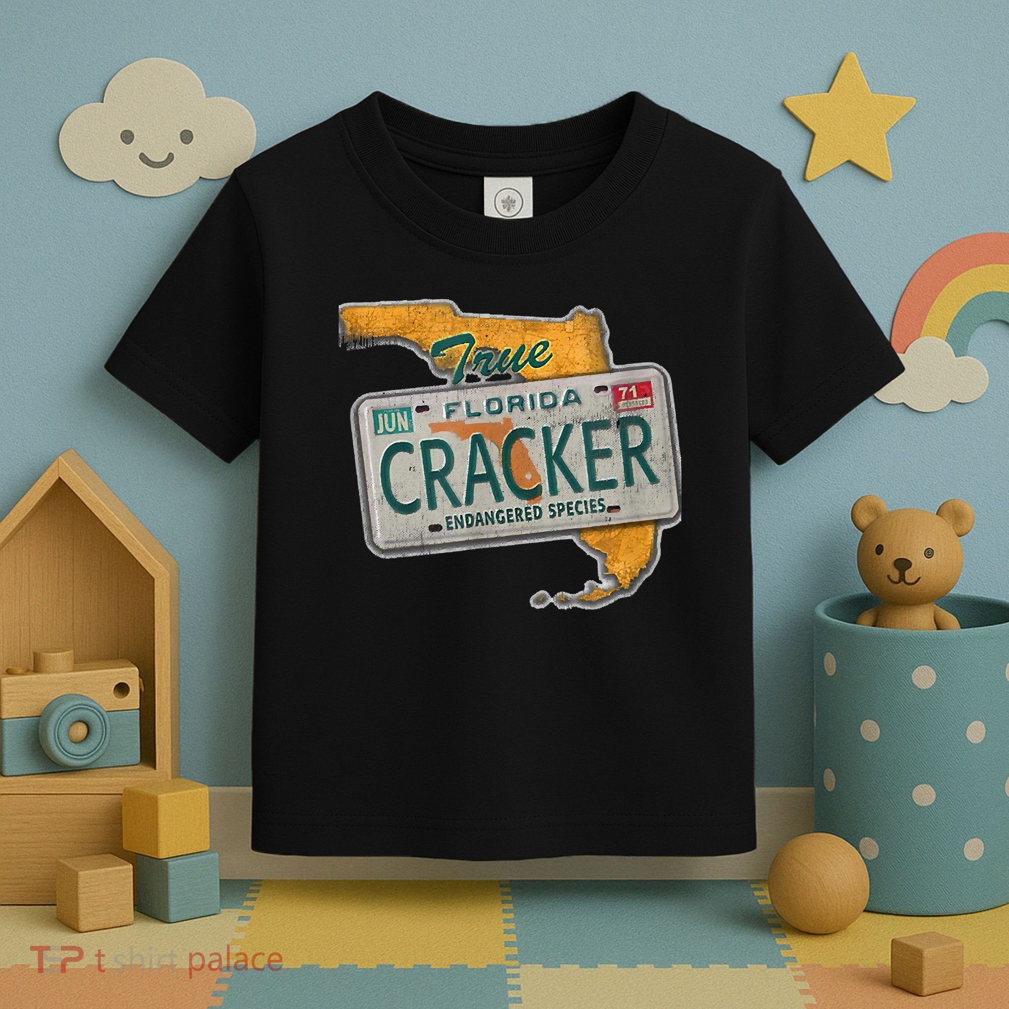 Florida Cracker Endangered Species Florida Native Toddler T-Shirt