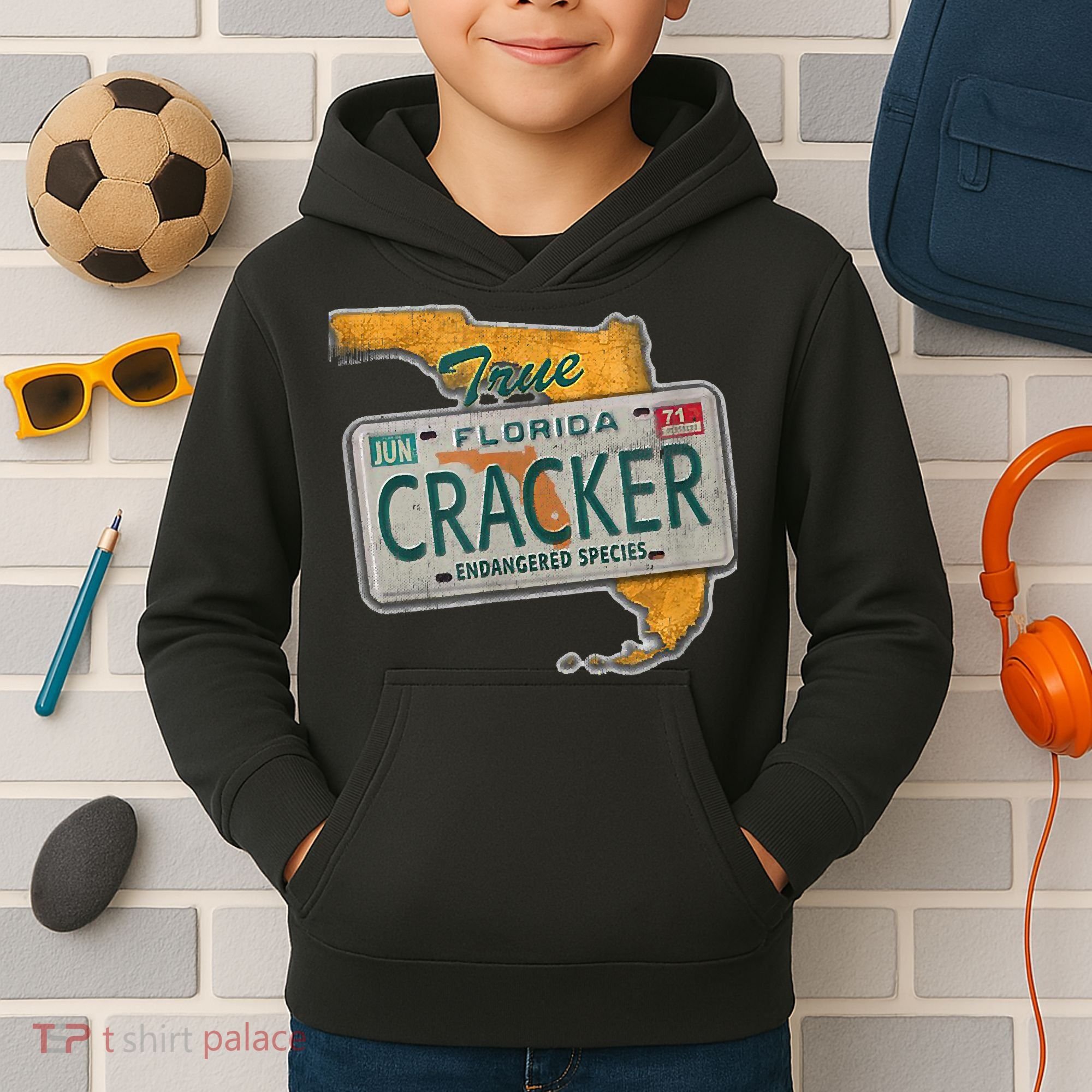 Florida Cracker Endangered Species Florida Native Kids Hoodie