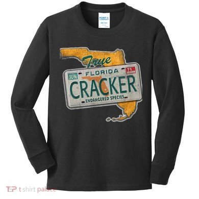 Florida Cracker Endangered Species Florida Native Kids Long Sleeve Shirt