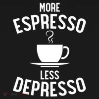 Funny Coffee Er Barista More Espresso Less Depresso Gift Women's Hoodie thumb 2