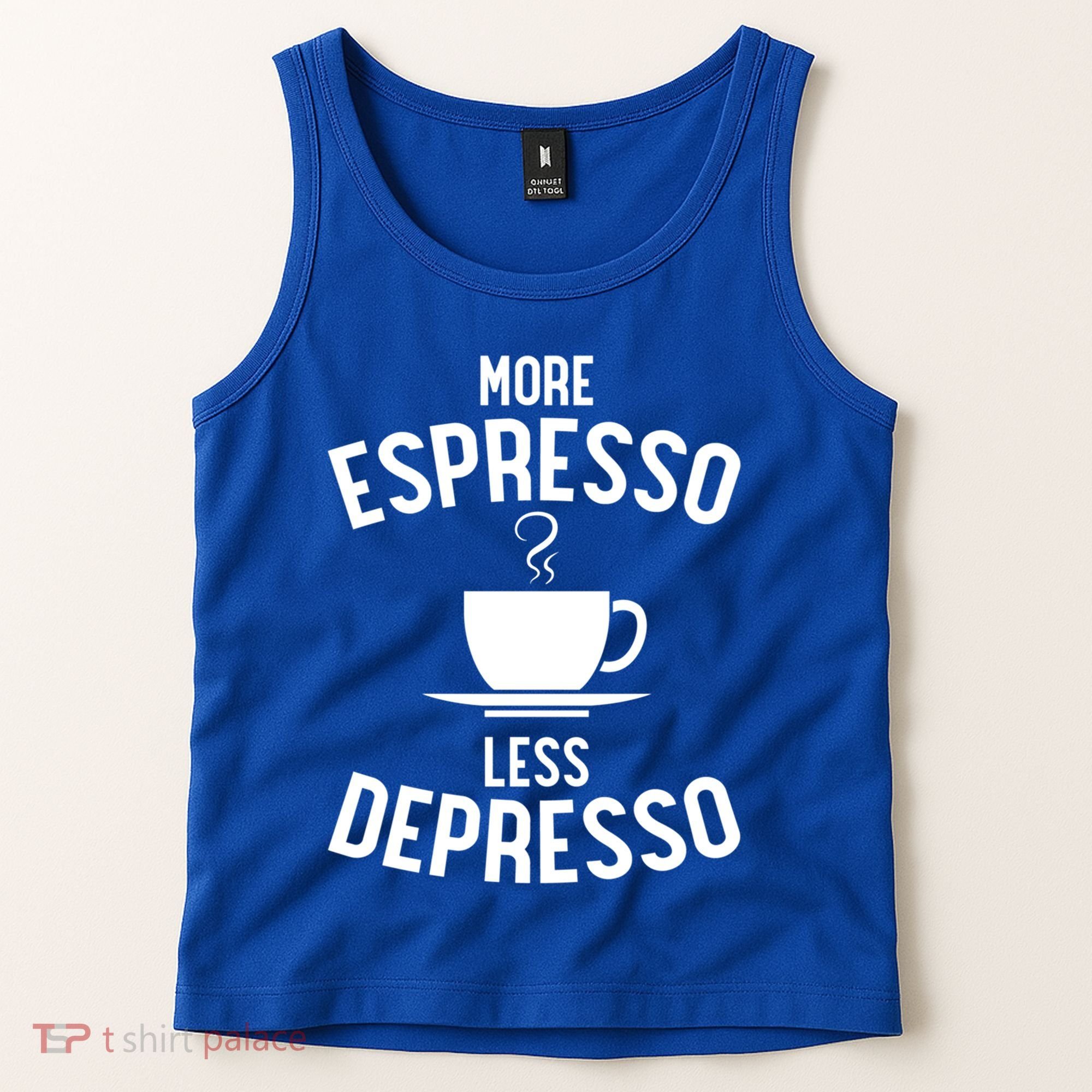 Funny Coffee Er Barista More Espresso Less Depresso Gift Tank Top
