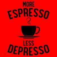 Funny Coffee Er Barista More Espresso Less Depresso Gift Santa Hat thumb 1
