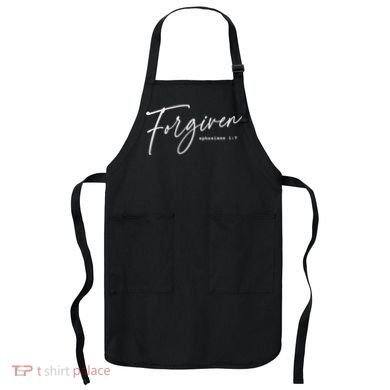 Forgiven Christian  Ephesians Scripture Based Apron
