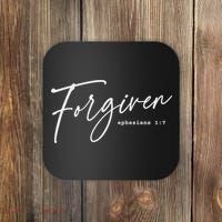 Forgiven Christian  Ephesians Scripture Based Coaster thumb 0