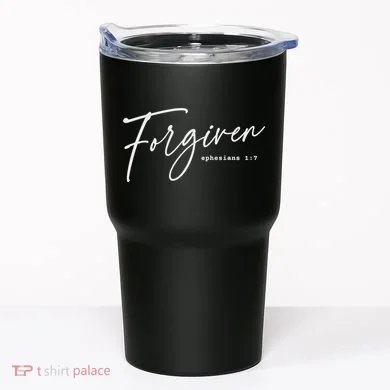 Forgiven Christian Ephesians Scripture Based Tumbler