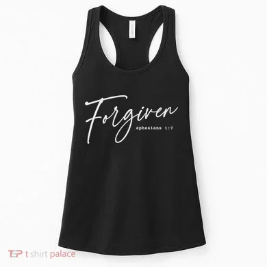 Forgiven Christian Ephesians Scripture Based Women's Tank Top