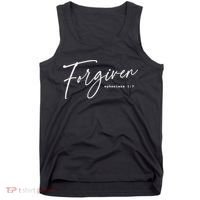 Forgiven Christian  Ephesians Scripture Based Tank Top thumb 0