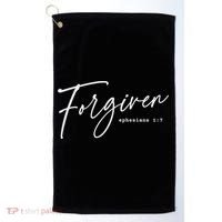 Forgiven Christian  Ephesians Scripture Based Golf Towel thumb 0