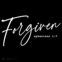 Forgiven Christian  Ephesians Scripture Based Women's Long Sleeve Shirt thumb 2