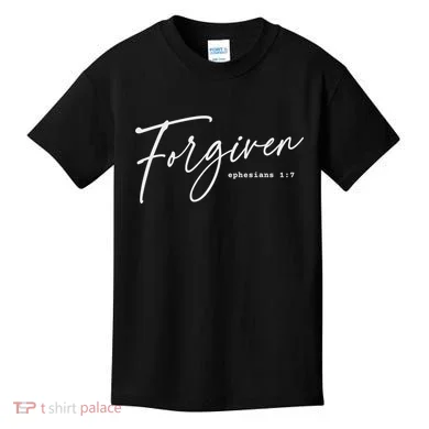 Forgiven Christian Ephesians Scripture Based Kids T-Shirt