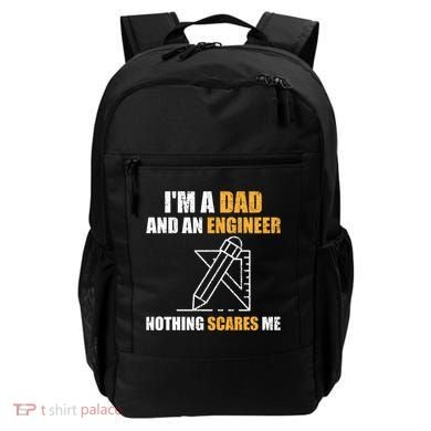 Funny Civil Engineering Fathers Day Dad Mechanical Engineer Gift Backpack