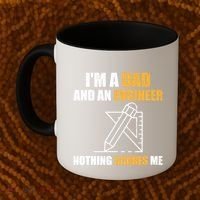Funny Civil Engineering Fathers Day Dad Mechanical Engineer Gift Coffee Mug thumb 2