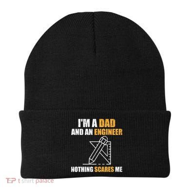 Funny Civil Engineering Fathers Day Dad Mechanical Engineer Gift Beanie