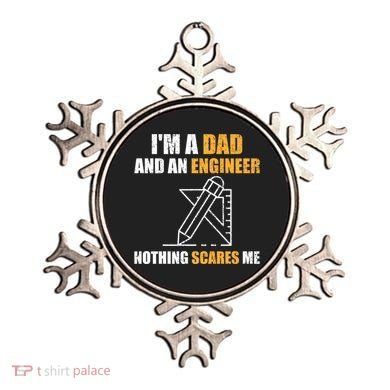 Funny Civil Engineering Fathers Day Dad Mechanical Engineer Gift Ornament