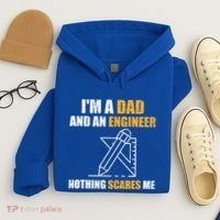 Funny Civil Engineering Fathers Day Dad Mechanical Engineer Gift Hoodie thumb 4
