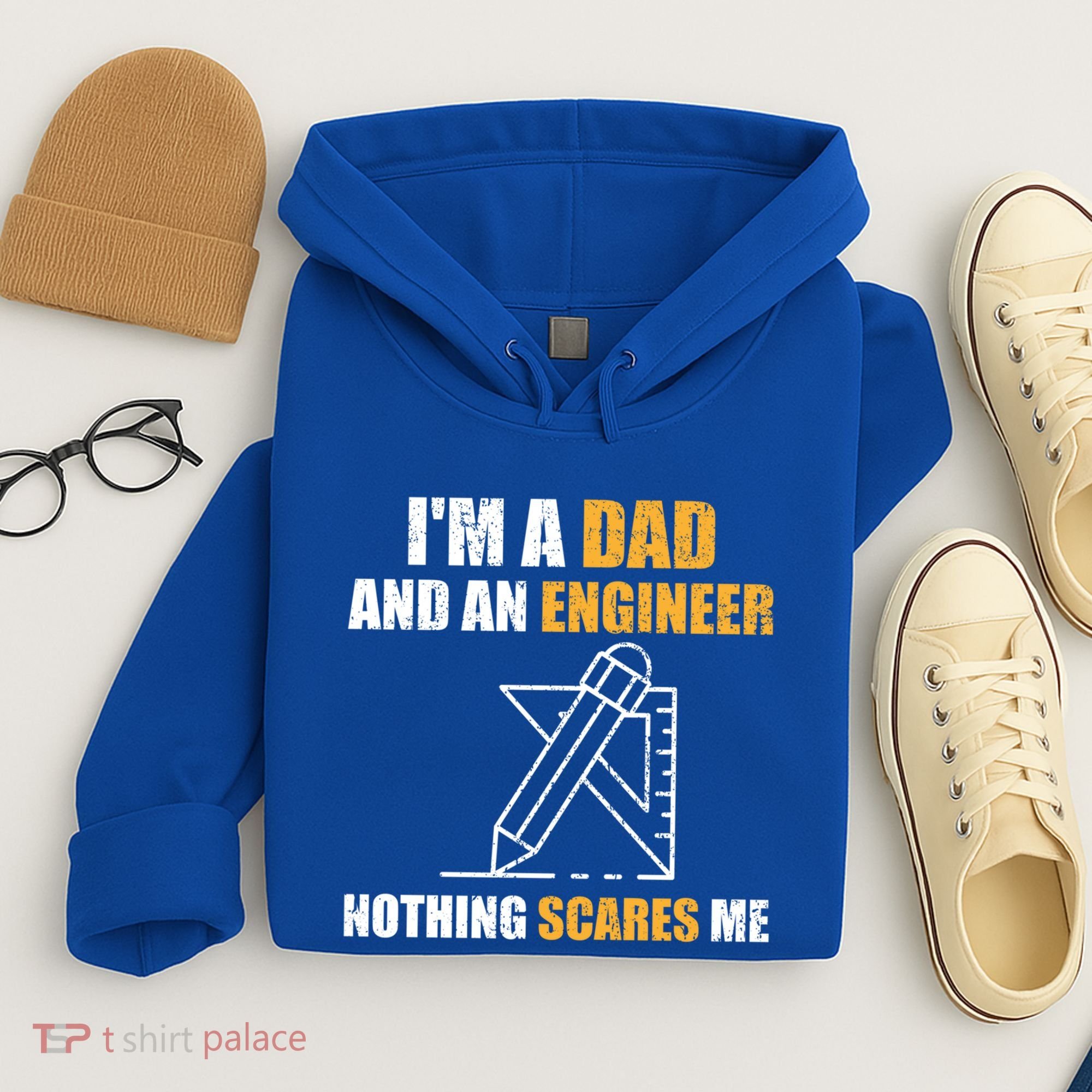 Funny Civil Engineering Fathers Day Dad Mechanical Engineer Gift Hoodie