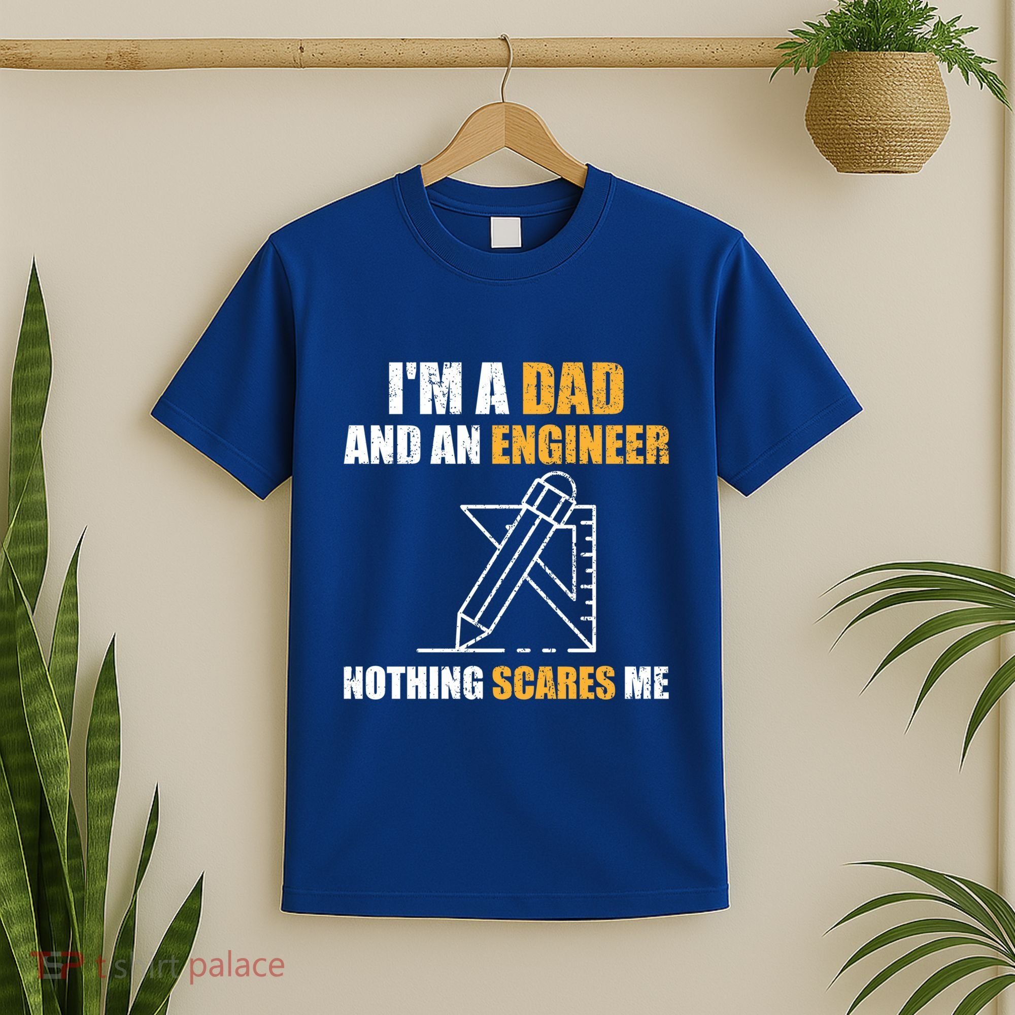 Funny Civil Engineering Fathers Day Dad Mechanical Engineer Gift T-Shirt