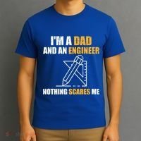 Funny Civil Engineering Fathers Day Dad Mechanical Engineer Gift T-Shirt thumb 3