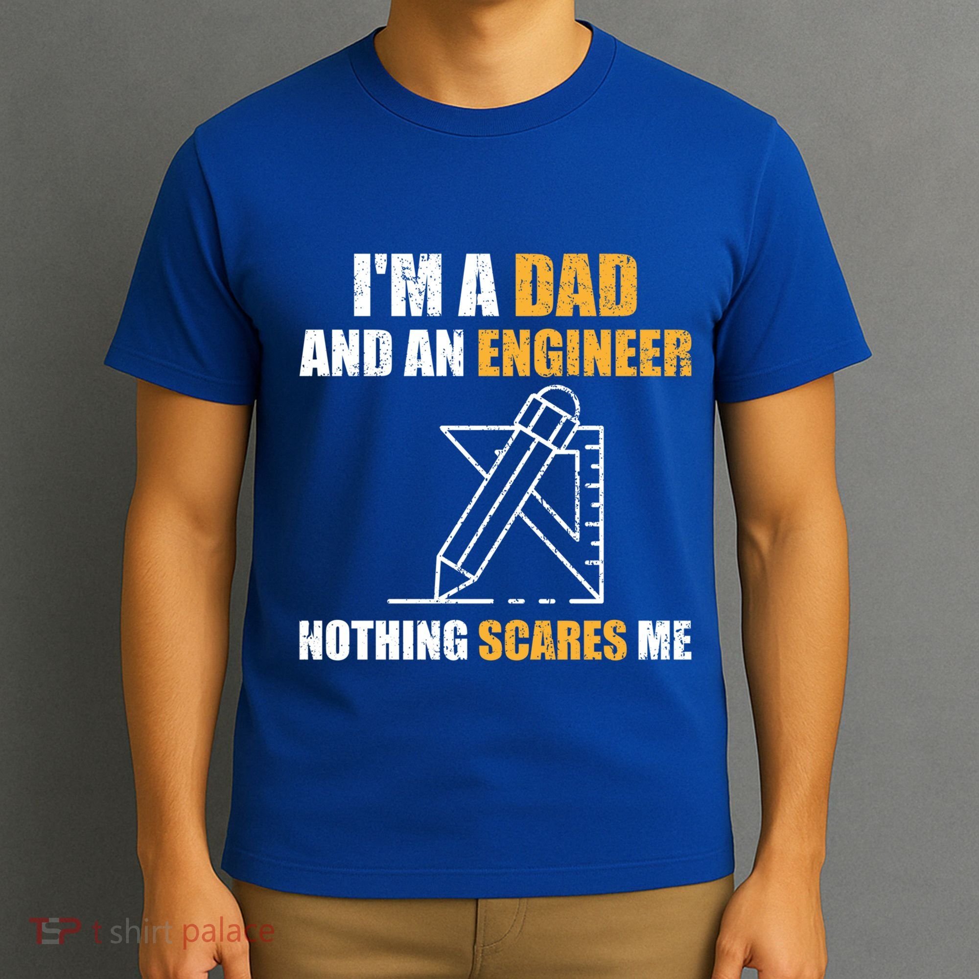 Funny Civil Engineering Fathers Day Dad Mechanical Engineer Gift T-Shirt