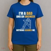 Funny Civil Engineering Fathers Day Dad Mechanical Engineer Gift T-Shirt thumb 4