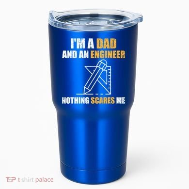 Funny Civil Engineering Fathers Day Dad Mechanical Engineer Gift Tumbler