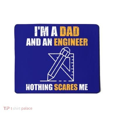 Funny Civil Engineering Fathers Day Dad Mechanical Engineer Gift Mousepad