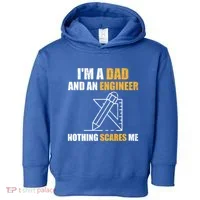 Funny Civil Engineering Fathers Day Dad Mechanical Engineer Gift Toddler Hoodie thumb 0
