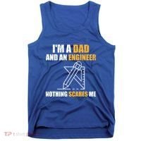 Funny Civil Engineering Fathers Day Dad Mechanical Engineer Gift Tank Top thumb 0