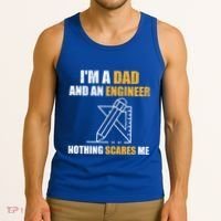Funny Civil Engineering Fathers Day Dad Mechanical Engineer Gift Tank Top thumb 3