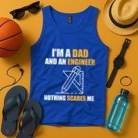 Funny Civil Engineering Fathers Day Dad Mechanical Engineer Gift Tank Top thumb 4