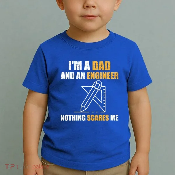 Funny Civil Engineering Fathers Day Dad Mechanical Engineer Gift Toddler T-Shirt