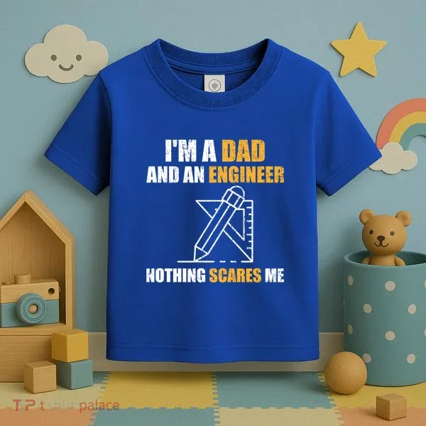 Funny Civil Engineering Fathers Day Dad Mechanical Engineer Gift Toddler T-Shirt