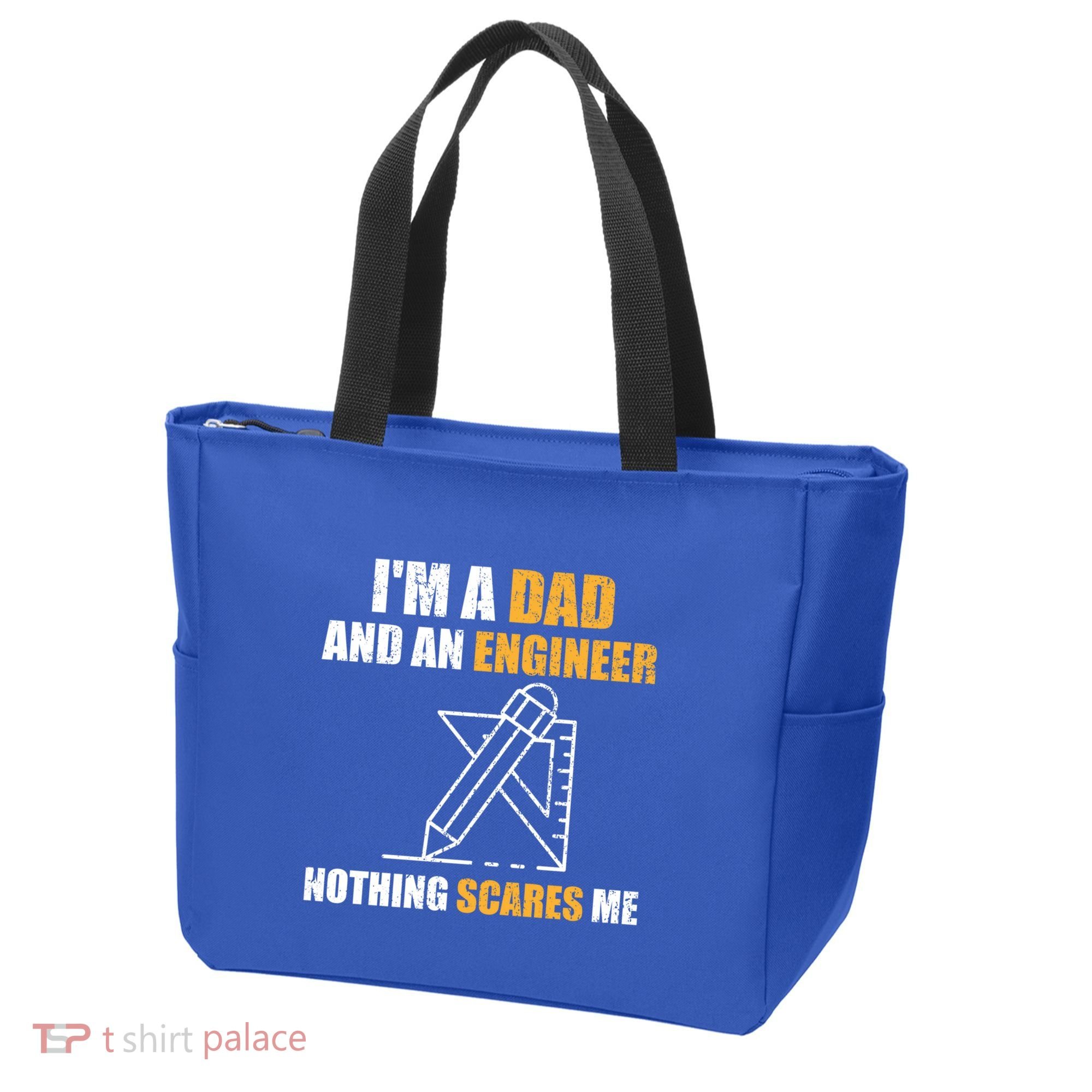 Funny Civil Engineering Fathers Day Dad Mechanical Engineer Gift Tote Bag