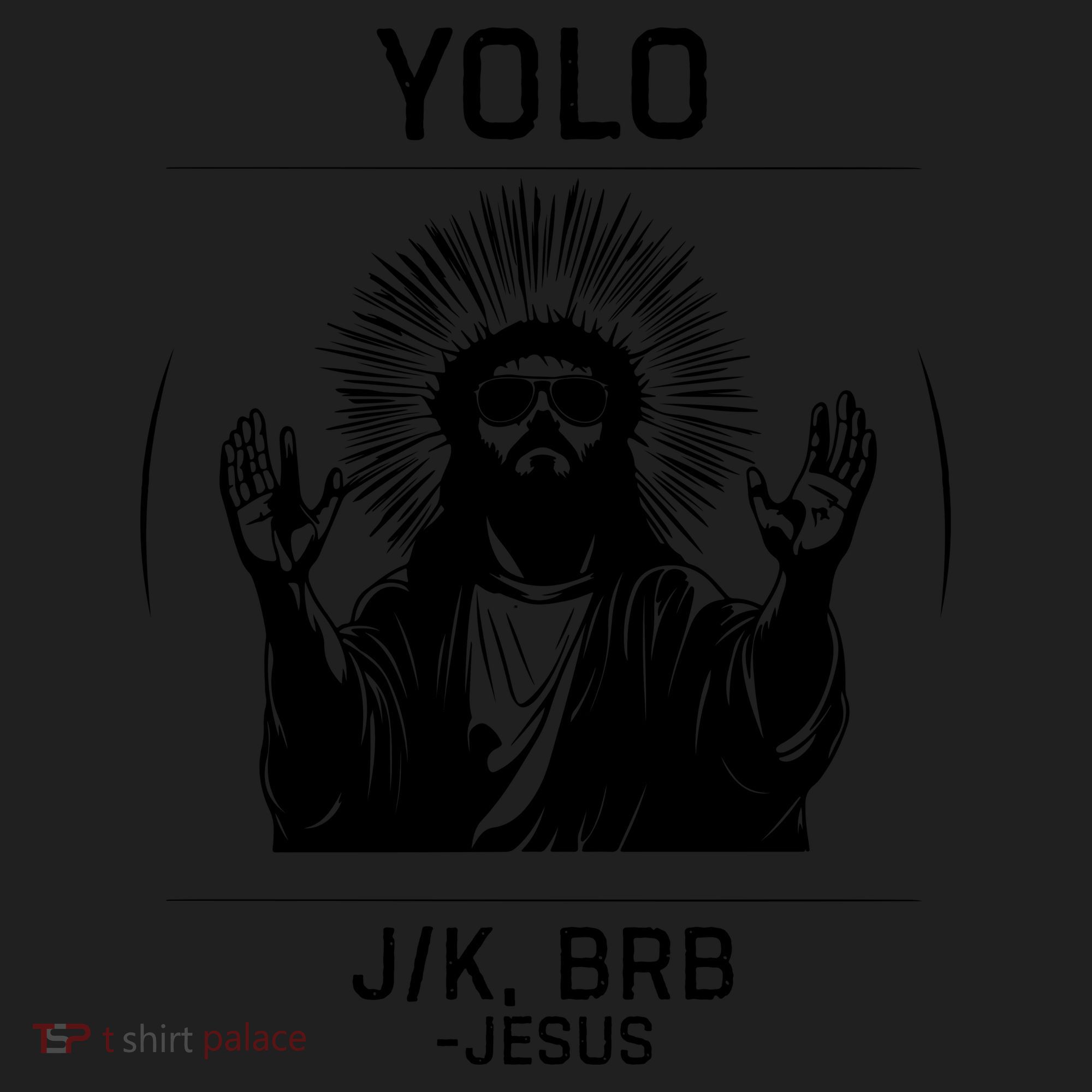 Funny Christian Easter Jesus Yolo Jk Brb Women's Sweatshirt