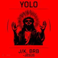 Funny Christian Easter Jesus Yolo Jk Brb Santa Hat thumb 1