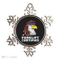 Forklift Certified Eagle Mullet USA Fork Lift Forklift Ornament thumb 0