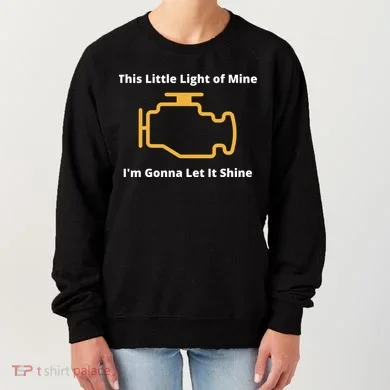 Funny Check Engine Light Car Women's Sweatshirt