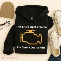 Funny Check Engine Light Car Hoodie thumb 4