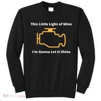 Funny Check Engine Light Car Sweatshirt thumb 0