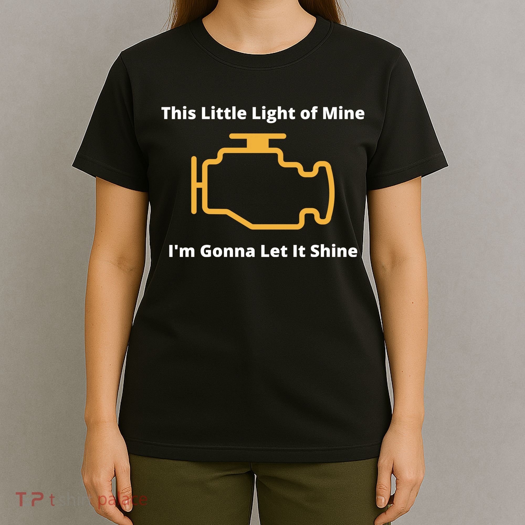 Funny Check Engine Light Car T-Shirt