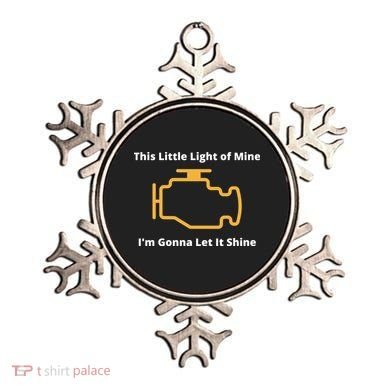 Funny Check Engine Light Car Ornament