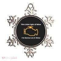 Funny Check Engine Light Car Ornament thumb 0