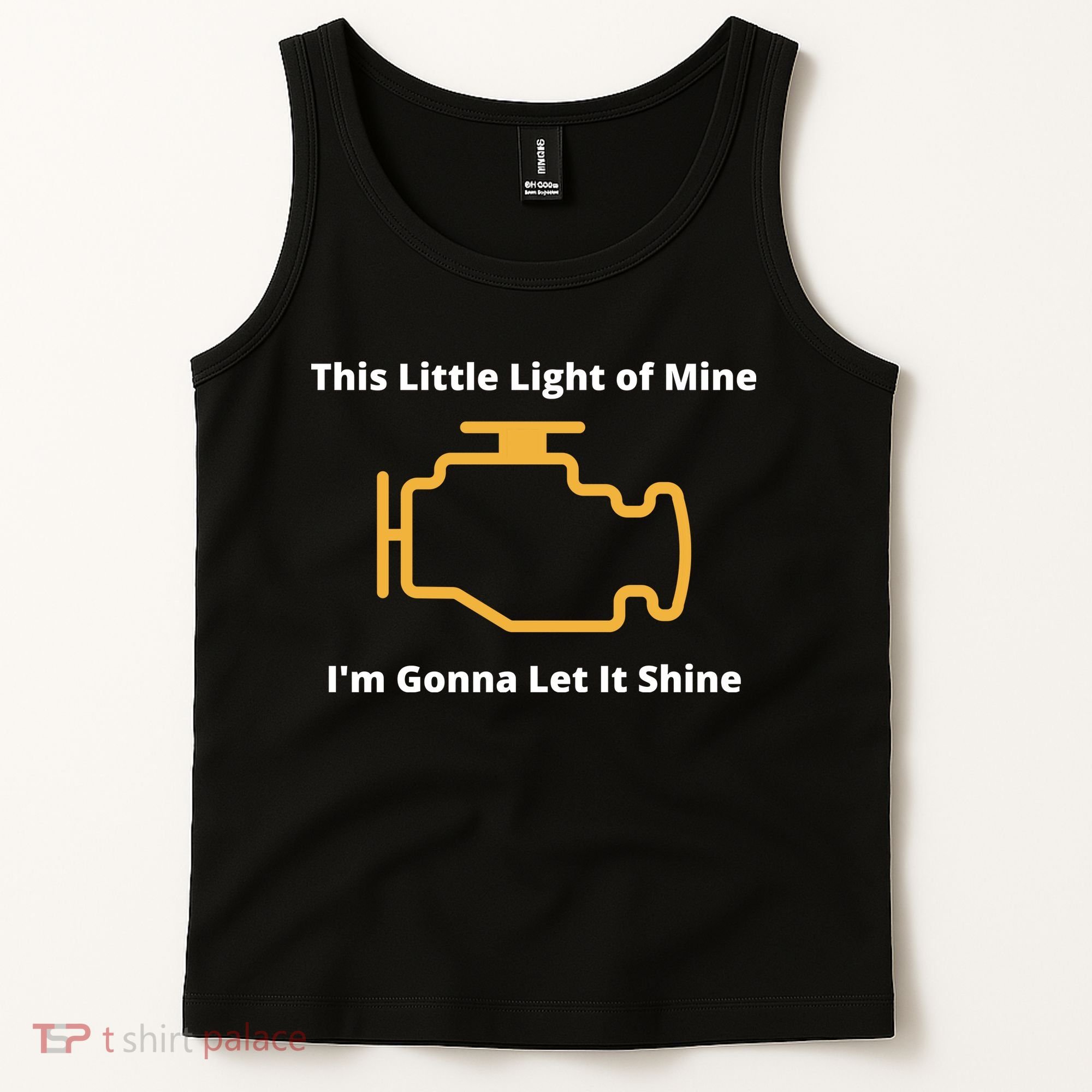 Funny Check Engine Light Car Tank Top