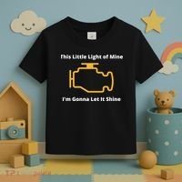 Funny Check Engine Light Car Toddler T-Shirt thumb 3