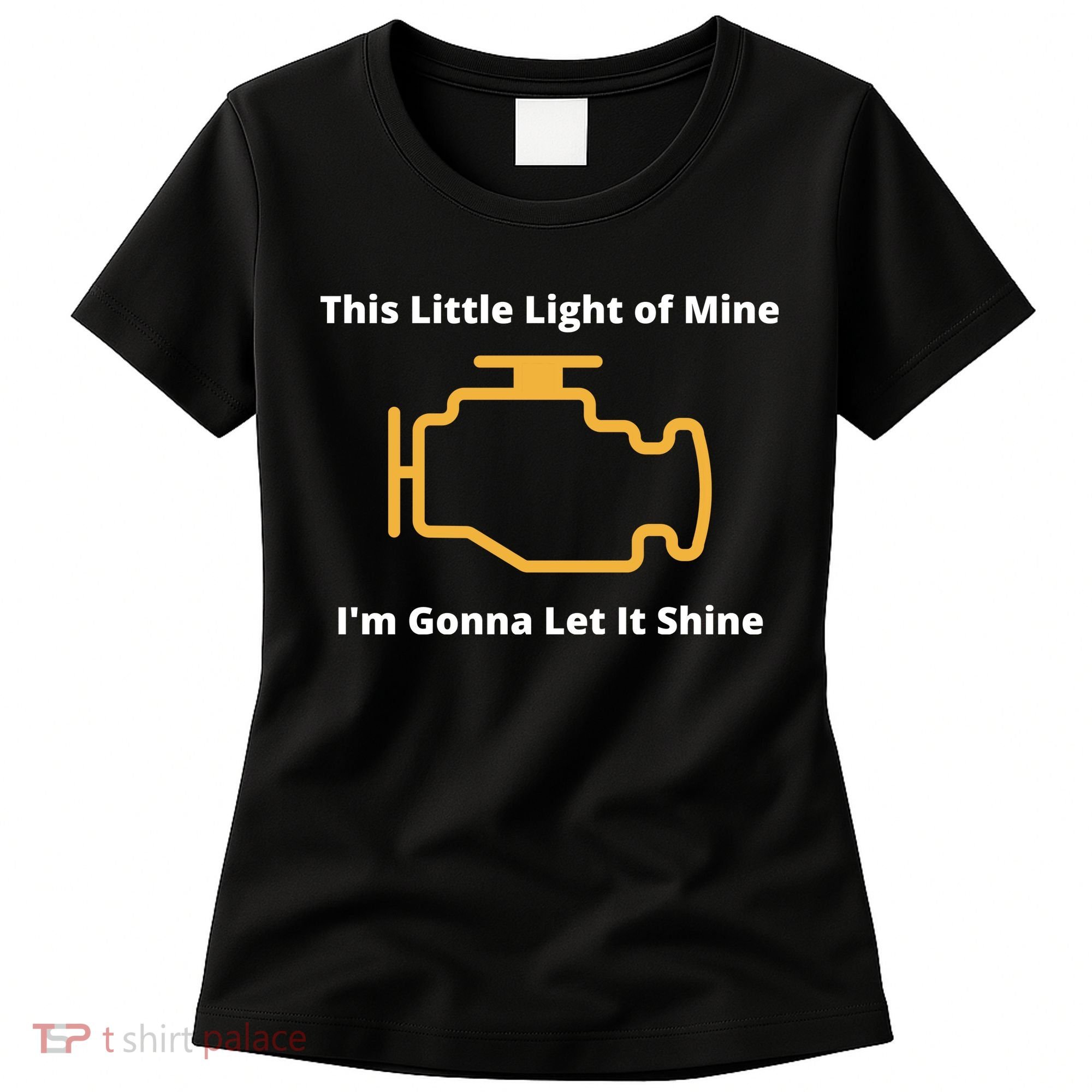 Funny Check Engine Light Car Women's T-Shirt