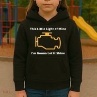 Funny Check Engine Light Car Kids Hoodie thumb 3
