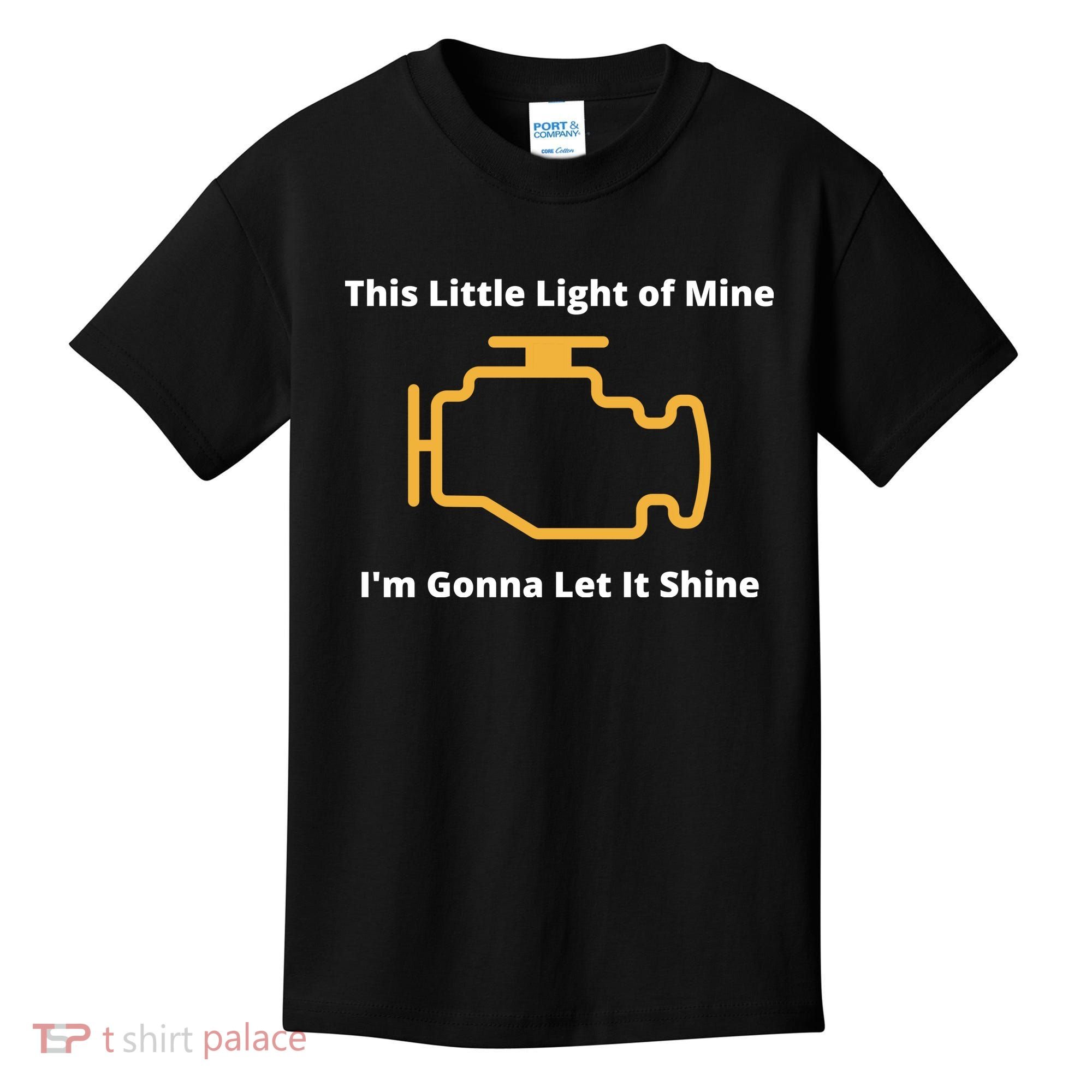 Funny Check Engine Light Car Kids T-Shirt