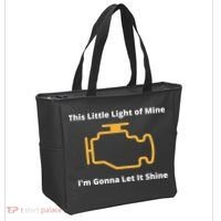 Funny Check Engine Light Car Tote Bag thumb 2