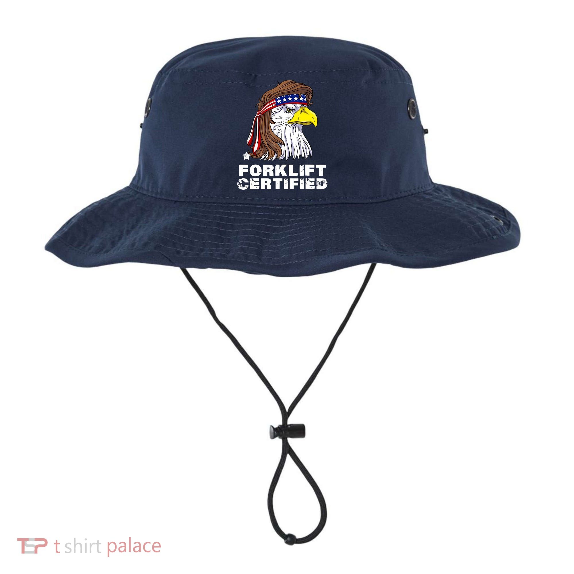 Forklift Certified Eagle Mullet Usa Fork Lift Forklift Bucket Hat